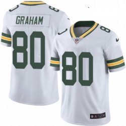 Youth Nike Green Bay Packers 80 Jimmy Graham White Vapor Untouchable Elite Player NFL Jersey