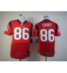 Nike Houston Texans 86 James Casey red Elite NFL Jersey