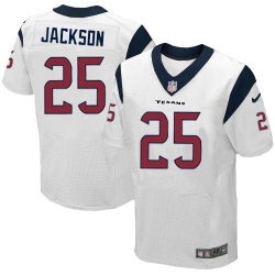 Nike Texans #25 Kareem Jackson White Mens Stitched NFL Elite Jerseys