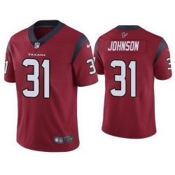 Nike Texans 31 David Johnson Red Vapor Untouchable Limited Jersey