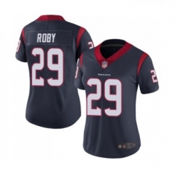 Womens Houston Texans 29 Bradley Roby Navy Blue Team Color Vapor Untouchable Limited Player Football Jersey