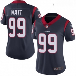 Womens Nike Houston Texans 99 JJ Watt Elite Navy Blue Team Color NFL Jersey