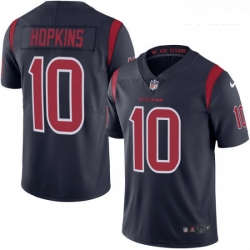 Youth Nike Houston Texans 10 DeAndre Hopkins Limited Navy Blue Rush Vapor Untouchable NFL Jersey