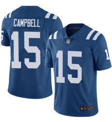 Colts 15 Parris Campbell Royal Blue Team Color Men Stitched Football Vapor Untouchable Limited Jersey