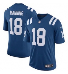 Indianapolis Colts 18 Peyton Manning Men Nike Royal Retired Player Limited Jersey