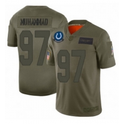 Men Indianapolis Colts 97 Al Quadin Muhammad Limited Camo 2019 Salute to Service Football Jersey