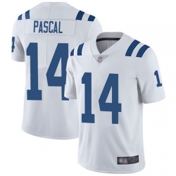 Men Zach Pascal Limited Road Jersey 14 Football Indianapolis Colts White Vapor 