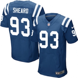 Nike Colts #93 Jabaal Sheard Royal Blue Team Color Mens Stitched NFL Elite Jersey