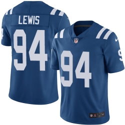 Nike Colts #94 Tyquan Lewis Royal Blue Team Color Mens Stitched NFL Vapor Untouchable Limited Jersey