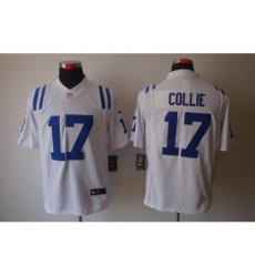 Nike Indianapolis Colts 17 Austin Collie White Limited NFL Jersey