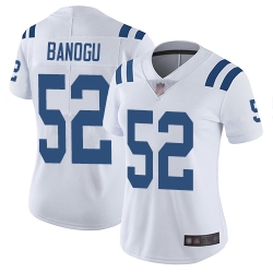 Colts 52 Ben Banogu White Women Stitched Football Vapor Untouchable Limited Jersey