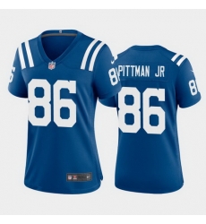 women mike pittman jr. indianapolis colts royal game jersey