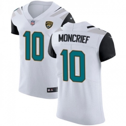 Men Nike Donte Moncrief Jacksonville Jaguars Elite White Vapor Untouchable Jersey