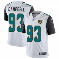 Men Nike Jacksonville Jaguars 93 Calais Campbell White Vapor Untouchable Limited Player NFL Jersey