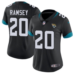 Nike Jaguars #20 Jalen Ramsey Black Team Color Women Stitched Jersey