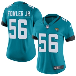 Nike Jaguars #56 Dante Fowler Jr Teal Green Team Color Womens Stitched NFL Vapor Untouchable Limited Jersey