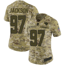 Nike Jaguars #97 Malik Jackson Camo Women Stitched NFL Limited 2018 Salute to Service Jersey