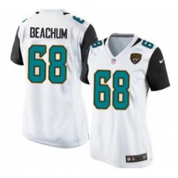 Women Nike Jaguars #68 Kelvin Beachum White NFL Jersey