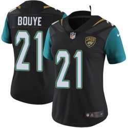 Womens Nike Jacksonville Jaguars 21 AJ Bouye Black Alternate Vapor Untouchable Limited Player NFL Jersey