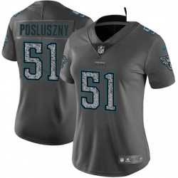 Womens Nike Jacksonville Jaguars 51 Paul Posluszny Gray Static Vapor Untouchable Limited NFL Jersey