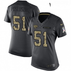 Womens Nike Jacksonville Jaguars 51 Paul Posluszny Limited Black 2016 Salute to Service NFL Jersey