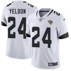 Nike Jaguars #24 T J Yeldon White Youth Stitched NFL Vapor Untouchable Limited Jersey