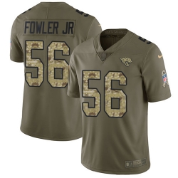 Youth Nike Jaguars #56 Dante Fowler Jr Olive Camo Stitched NFL Limited 2017 Salute to Service Jersey