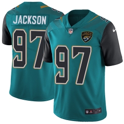 Youth Nike Jaguars #97 Malik Jackson Teal Green Team Color Stitched NFL Vapor Untouchable Limited Jersey