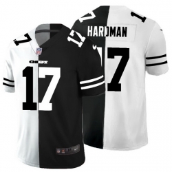 Kansas City Chiefs 17 Mecole Hardman Men Black V White Peace Split Nike Vapor Untouchable Limited NFL Jersey