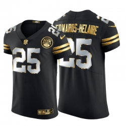 Kansas City Chiefs 25 Clyde Edwards Helaire Men Nike Black Edition Vapor Untouchable Elite NFL Jersey