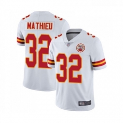 Men Kansas City Chiefs 32 Tyrann Mathieu White Vapor Untouchable Limited Player Football Jersey