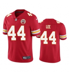 Men Kansas City Chiefs 44 Elijah Lee Red Vapor Untouchable Limited Stitched Football Jersey