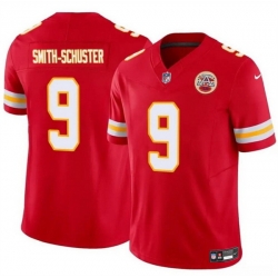 Men   Kansas City Chiefs 9 JuJu Smith Schuster Red 2023 F U S E Vapor Untouchable Limited Stitched Football Jersey