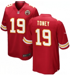 Men Kansas City Chiefs Kadarius Toney Red Vapor Limited Jersey