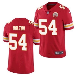 Men Nike Kansas City Chiefs Nick Bolton 54 Red Limited Football Jersey