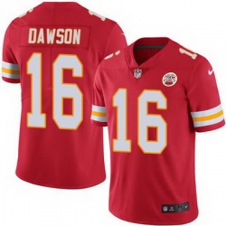 Nike Chiefs #16 Len Dawson Red Team Color Mens Stitched NFL Vapor Untouchable Limited Jersey