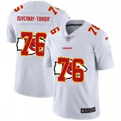 Nike Chiefs 76 Laurent Duvernay Tardif White Shadow Logo Limited Jersey