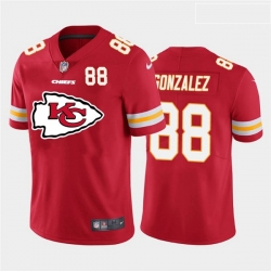 Nike Chiefs 88 Tony Gonzalez Red Team Big Logo Number Vapor Untouchable Limited Jersey