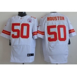 Nike Kansas City Chiefs 50 Justin Houston White Elite NFL Jersey