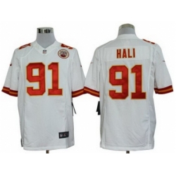 Nike Kansas City Chiefs 91 Tamba Hali White LIMITED NFL Jersey