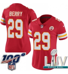 2020 Super Bowl LIV Women Nike Kansas City Chiefs #29 Eric Berry Red Team Color Vapor Untouchable Limited Player NFL Jersey