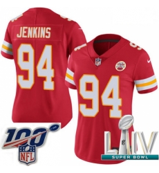 2020 Super Bowl LIV Women Nike Kansas City Chiefs #94 Jarvis Jenkins Red Team Color Vapor Untouchable Limited Player NFL Jersey