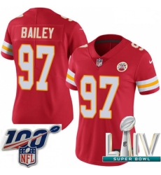 2020 Super Bowl LIV Women Nike Kansas City Chiefs #97 Allen Bailey Red Team Color Vapor Untouchable Limited Player NFL Jersey