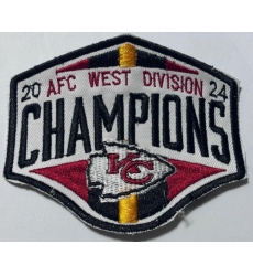 2024 AFC Chiefs WEST DIVISION CHAMPIONS Patch Biaog