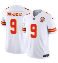 Youth Kansas City Chiefs 9 JuJu Smith Schuster White 2023 F U S E Vapor Untouchable Limited Stitched Football Jersey