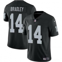 Men Las Vegas Raiders 14 Carter Bradley Black 2024 Vapor Stitched Football Jersey