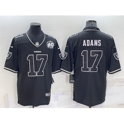 Men Las Vegas Raiders 17 Davante Adams Black Shadow Vapor Limited Stitc