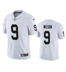 Men Las Vegas Raiders 9 Tyree Wilson White 2023 Draft Vapor Limited Stitched Football Jersey