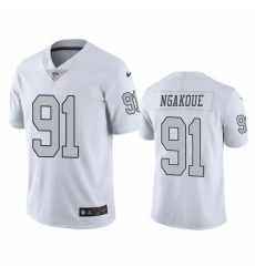 Men Las Vegas Raiders 91 Yannick Ngakoue Color Rush Limited Jersey