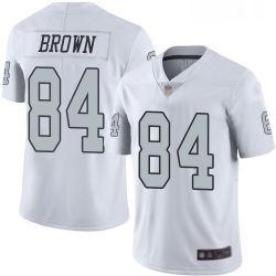 Mens Antonio Brown Limited White Jersey Oakland Raiders Football 84 Jersey Rush Vapor Untouchabel Jersey